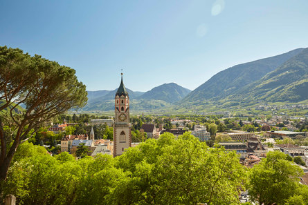 Blick auf Meran von oben