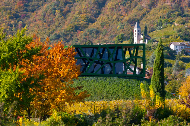 Wijnmakerij Tramin in de herfst