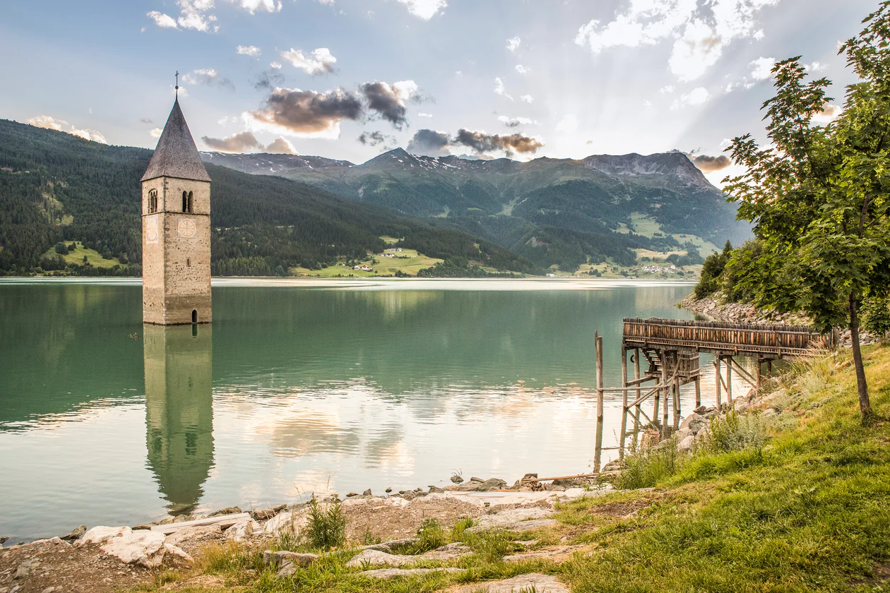Reschensee in Vinschgau