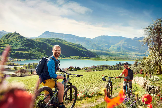 Mountain biking in the Vinschgau valley