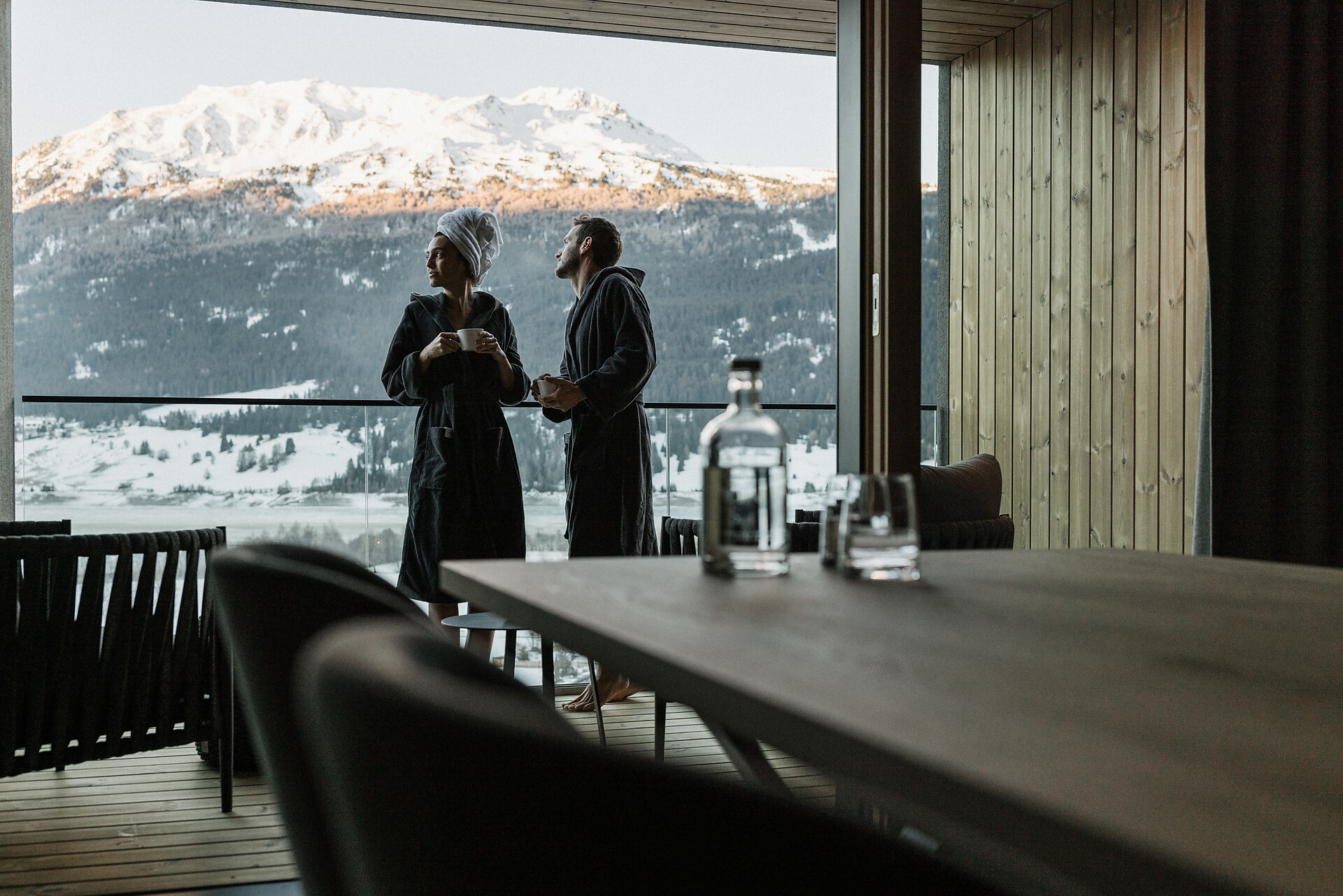 Aussicht vom Balkon