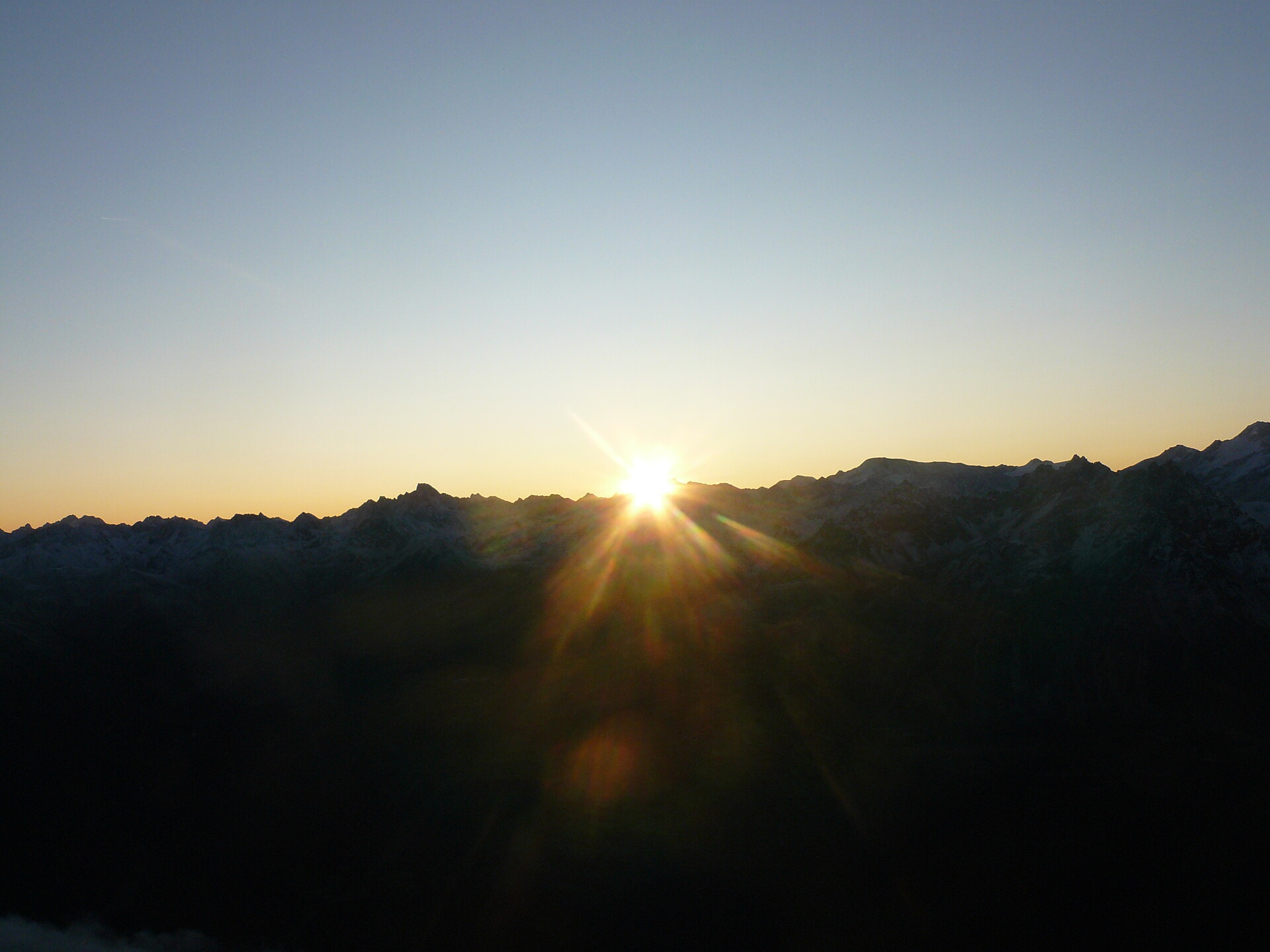 Sonnenaufgang am Piz Lad