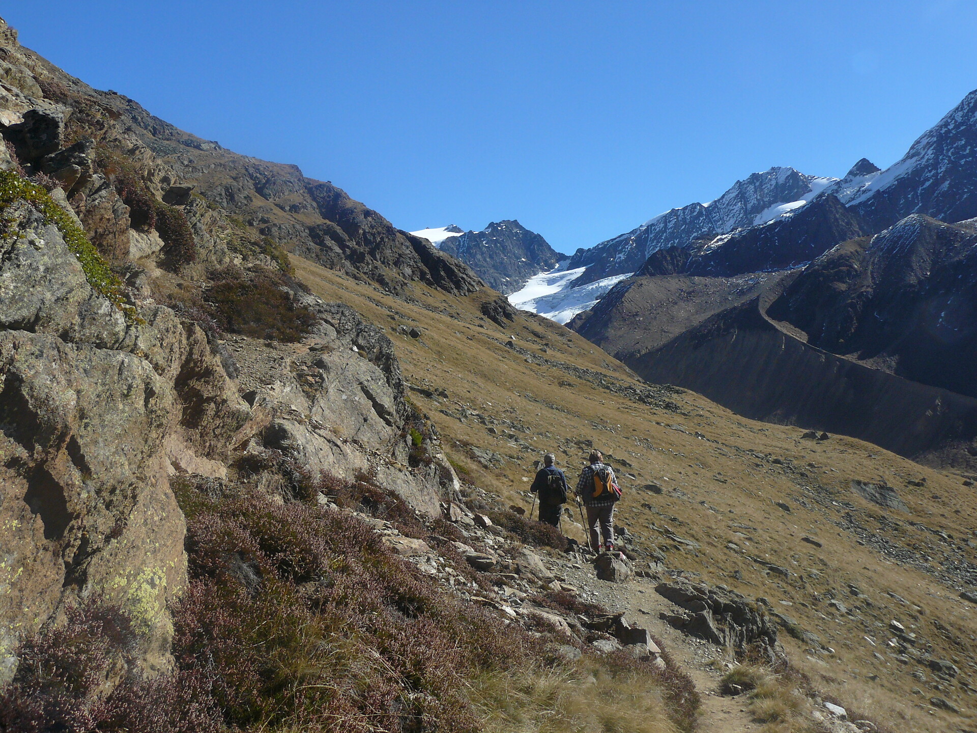 Bergwanderung zur Weißkugelhütte