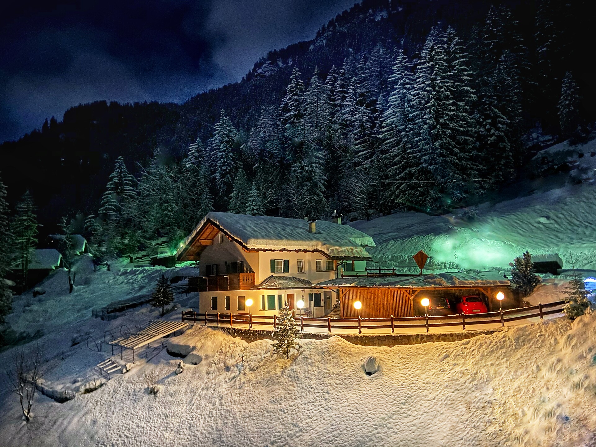 Romantic winter nights