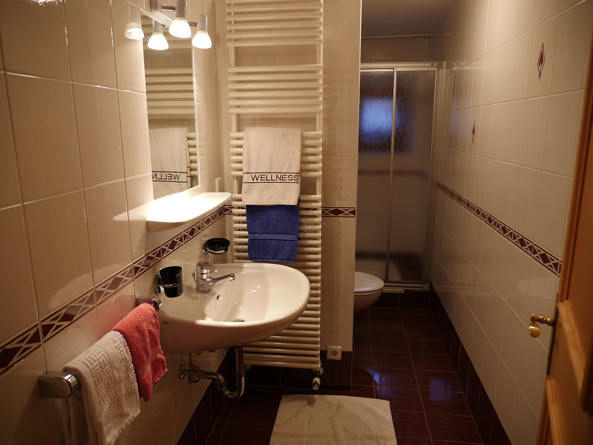 Dusche/WC Wohnung Erdgeschoss