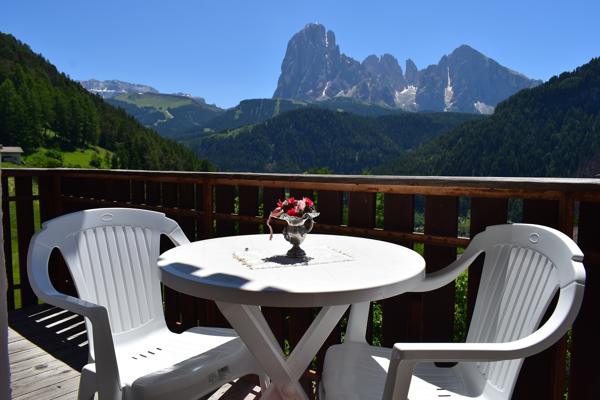 balcony with view