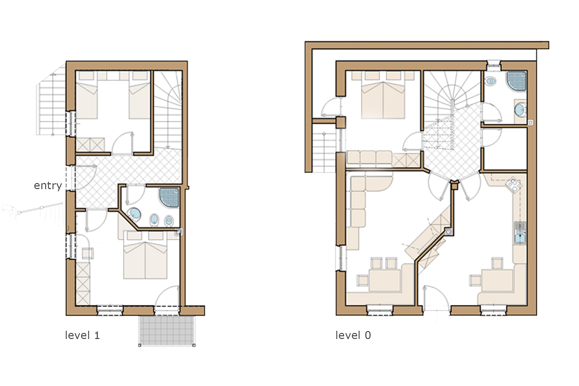 Grundriss Apartment Oslberg