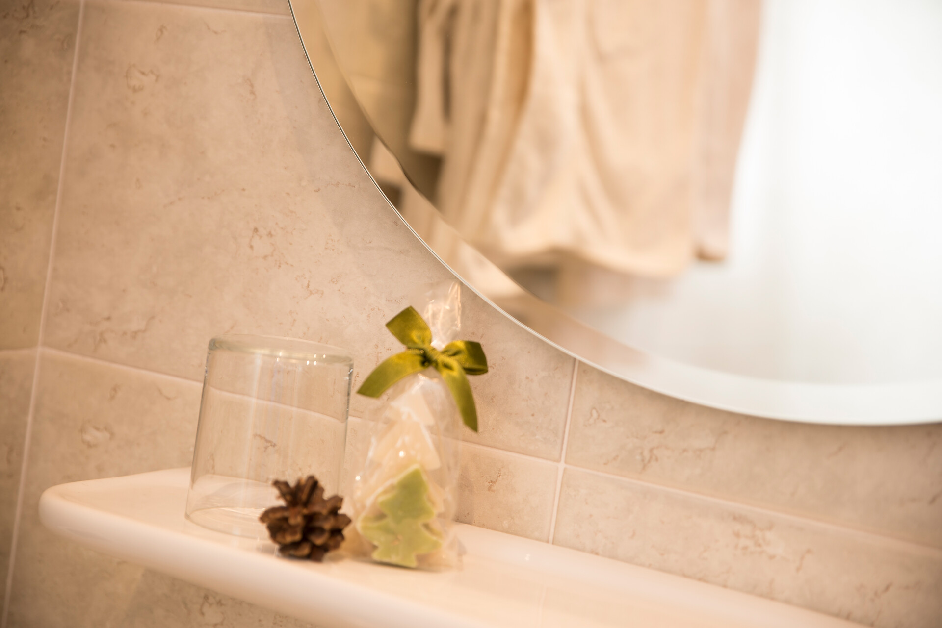 bagno con pavimento riscaldato