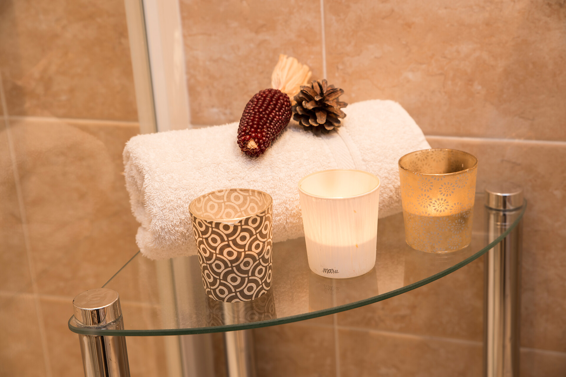 bagno con pavimento riscaldato