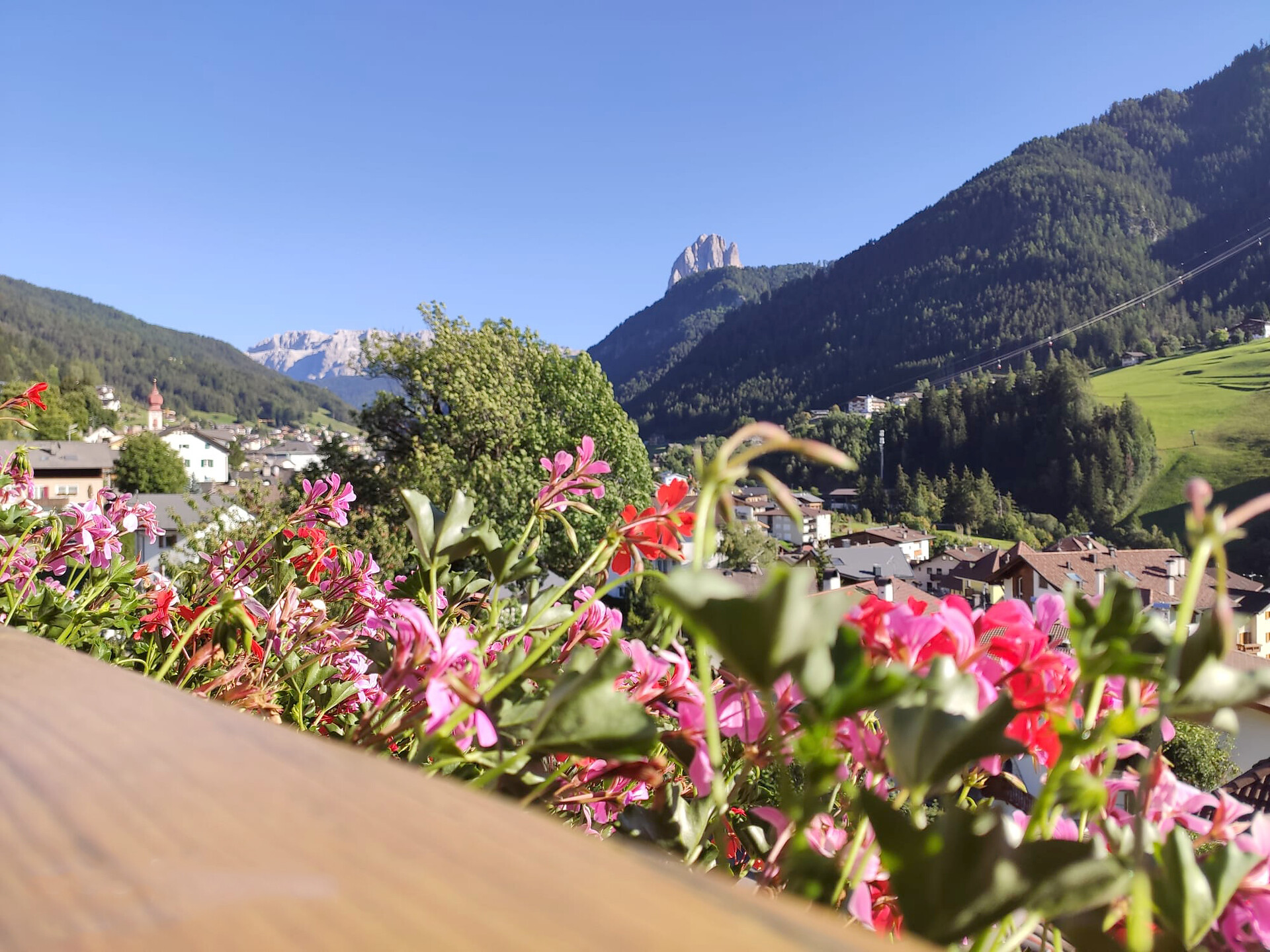 vista dal balcone