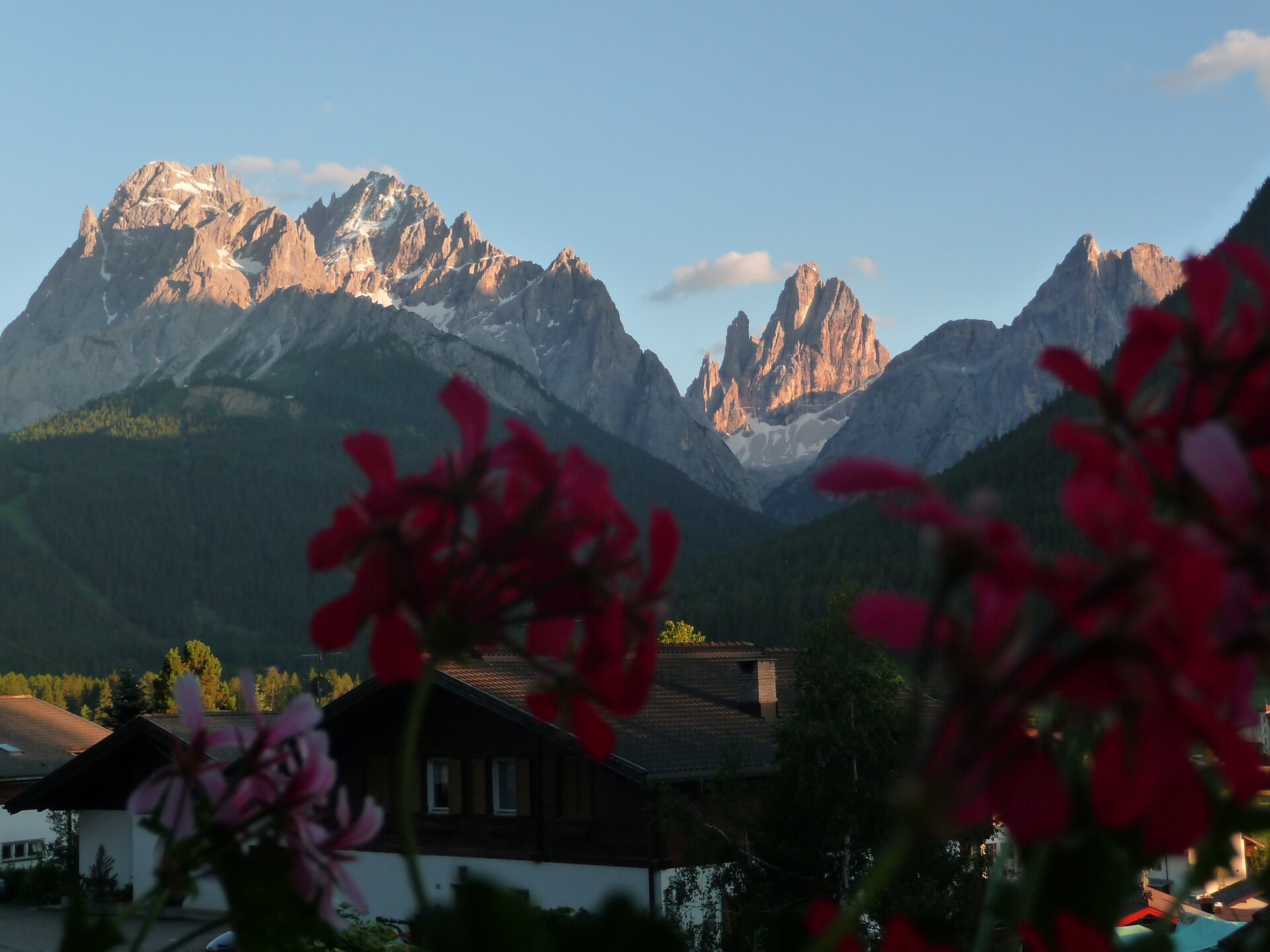 Vista panoramica dal balcone