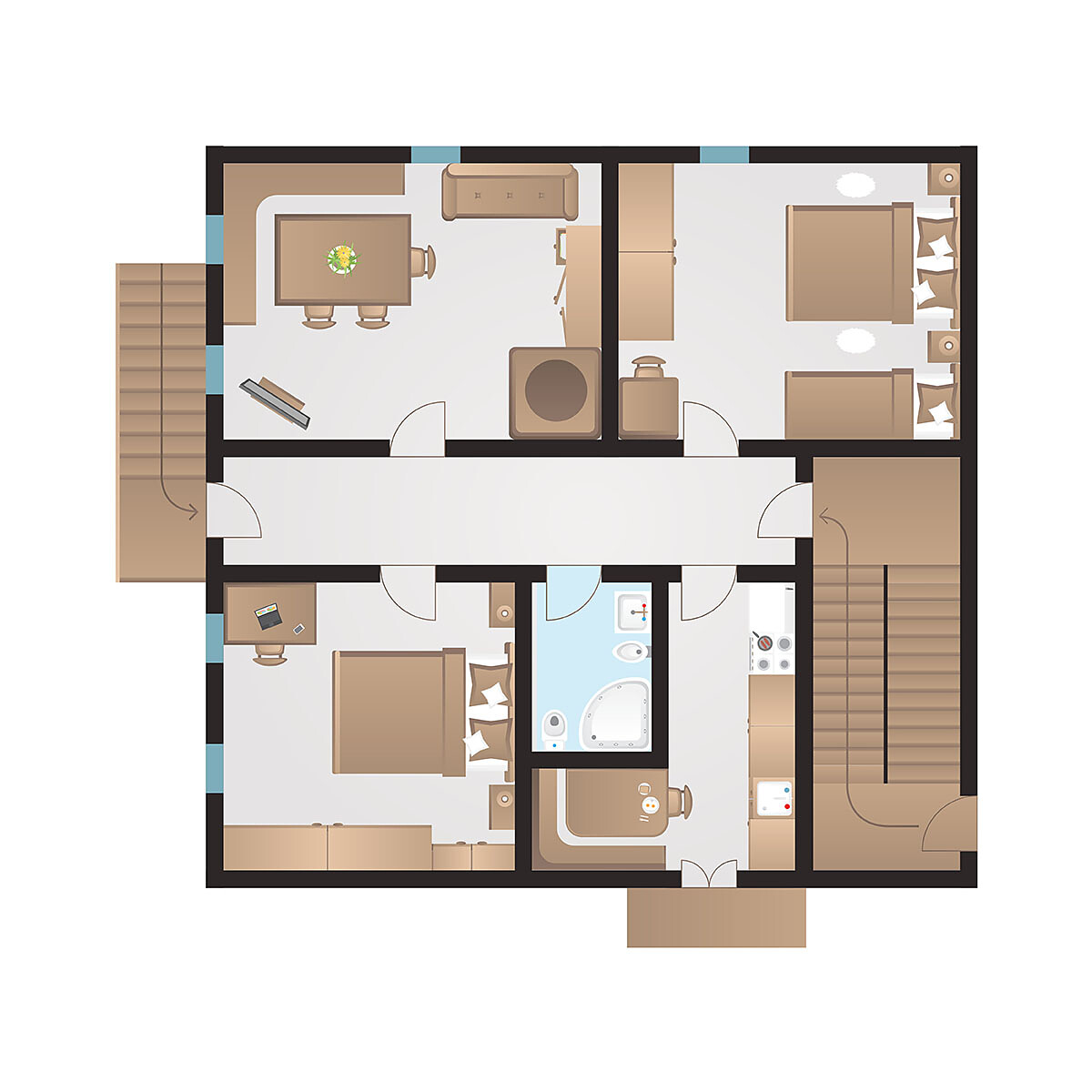 Apartments Plan de Mureda - Dolomitenregion Gröden - #2 - suedtirol.info