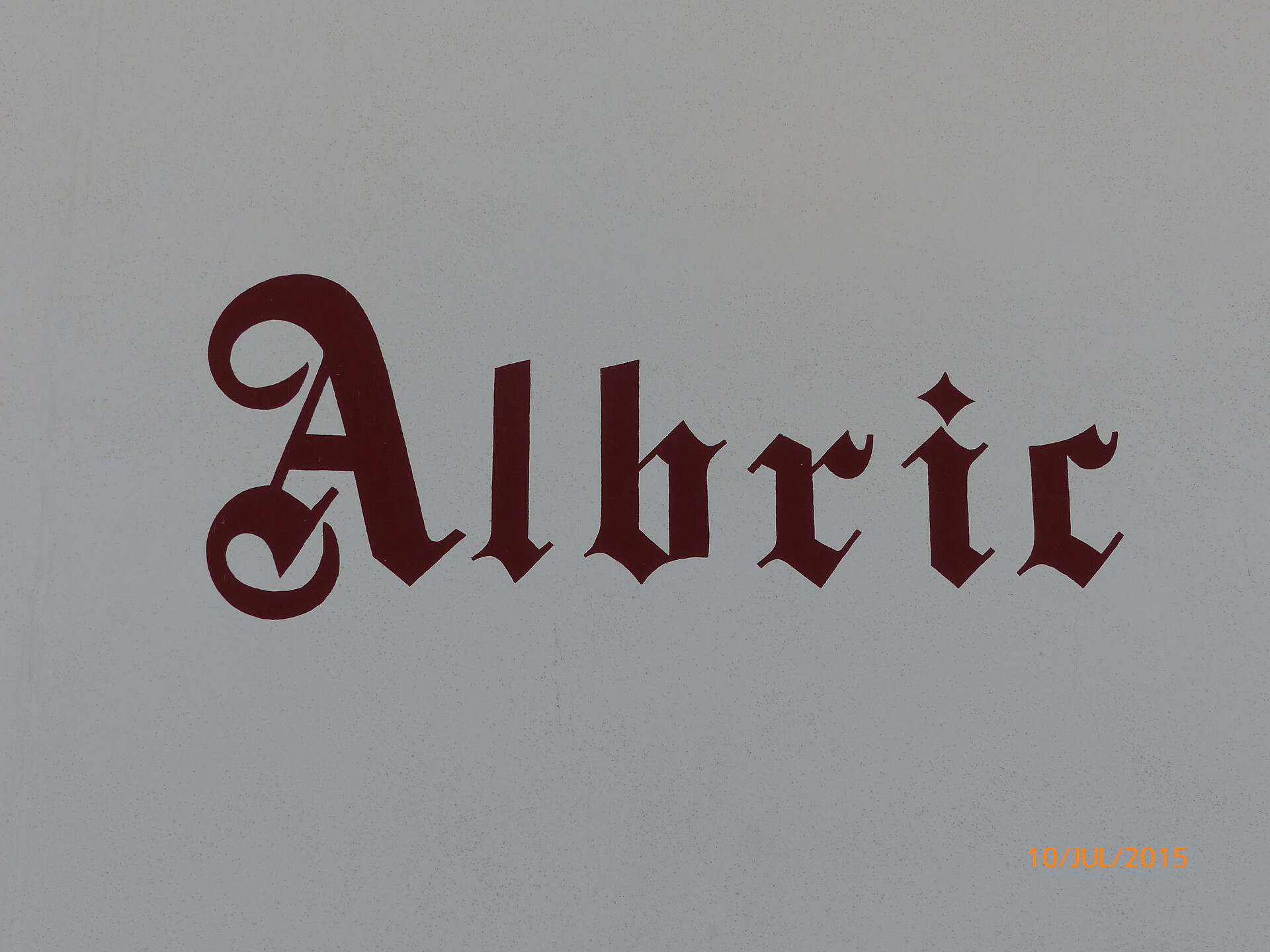 "Albric" è una parola ladina e significa pioppo.