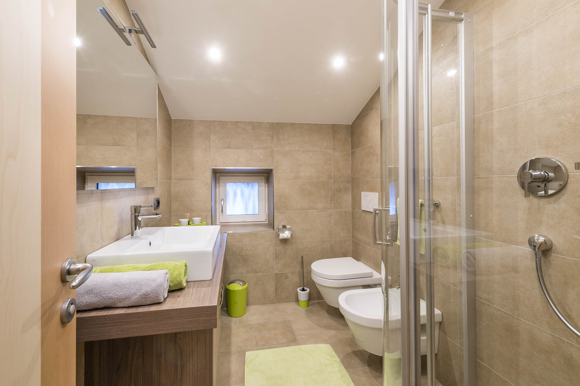 bathroom NADIA Cesa Rabanser Apartments Val Gardena Dolomites