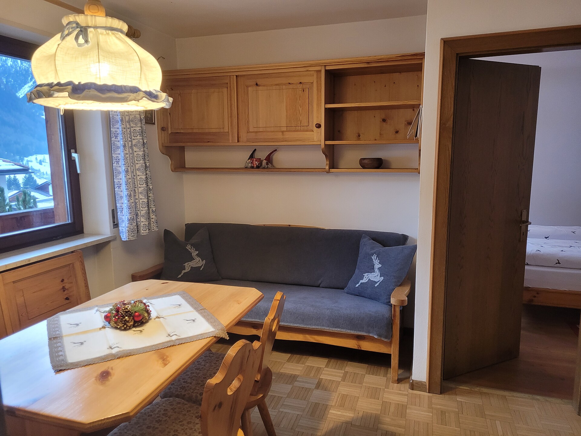 stanza letto 1 apartamento "Seceda"