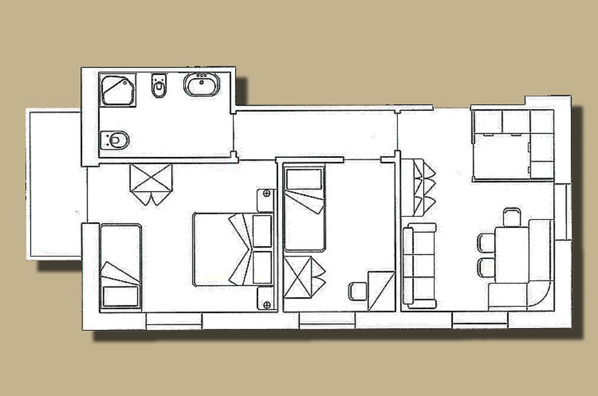 Grundriss erste Etage