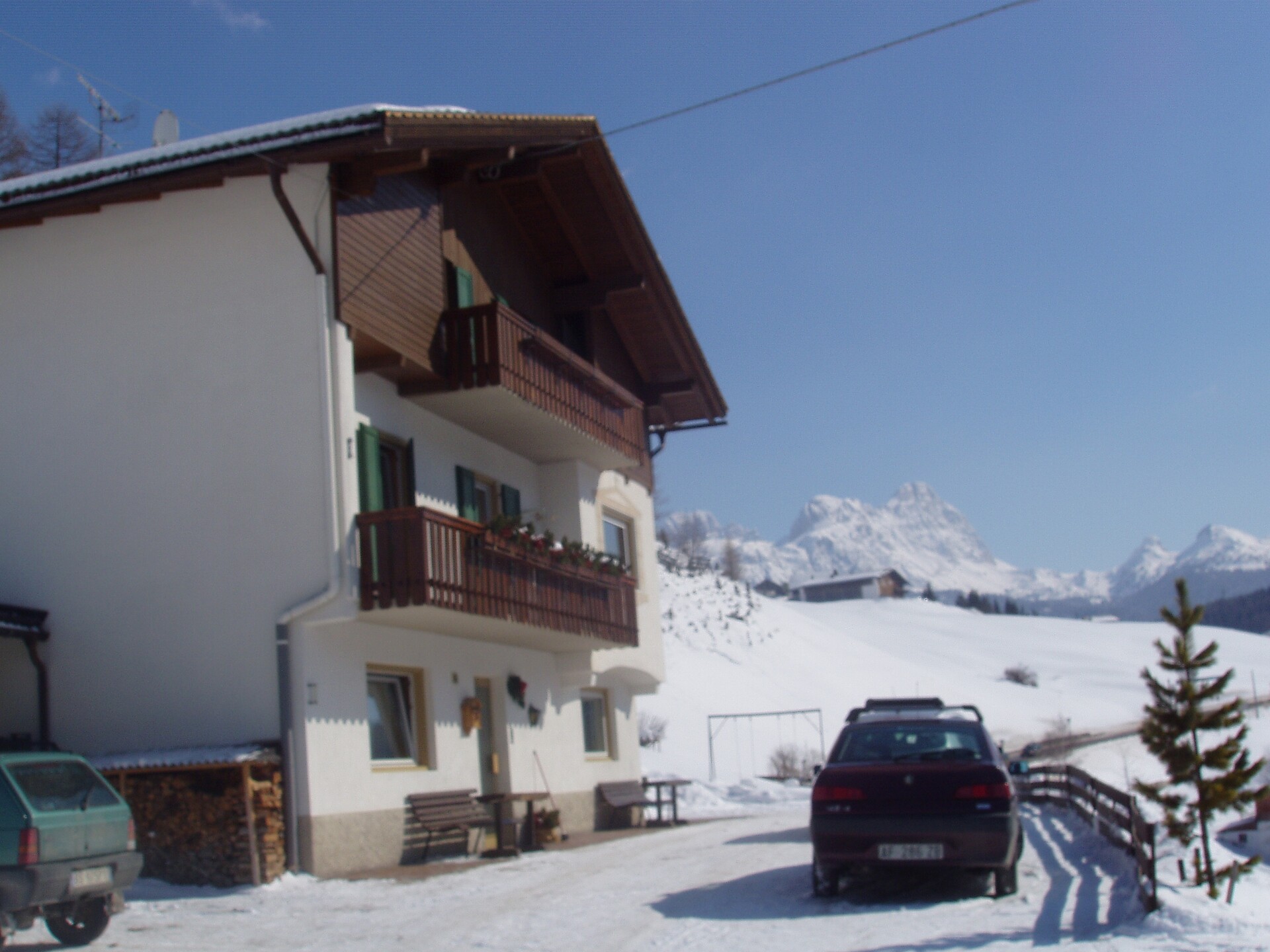 Winter bei Casa Canins