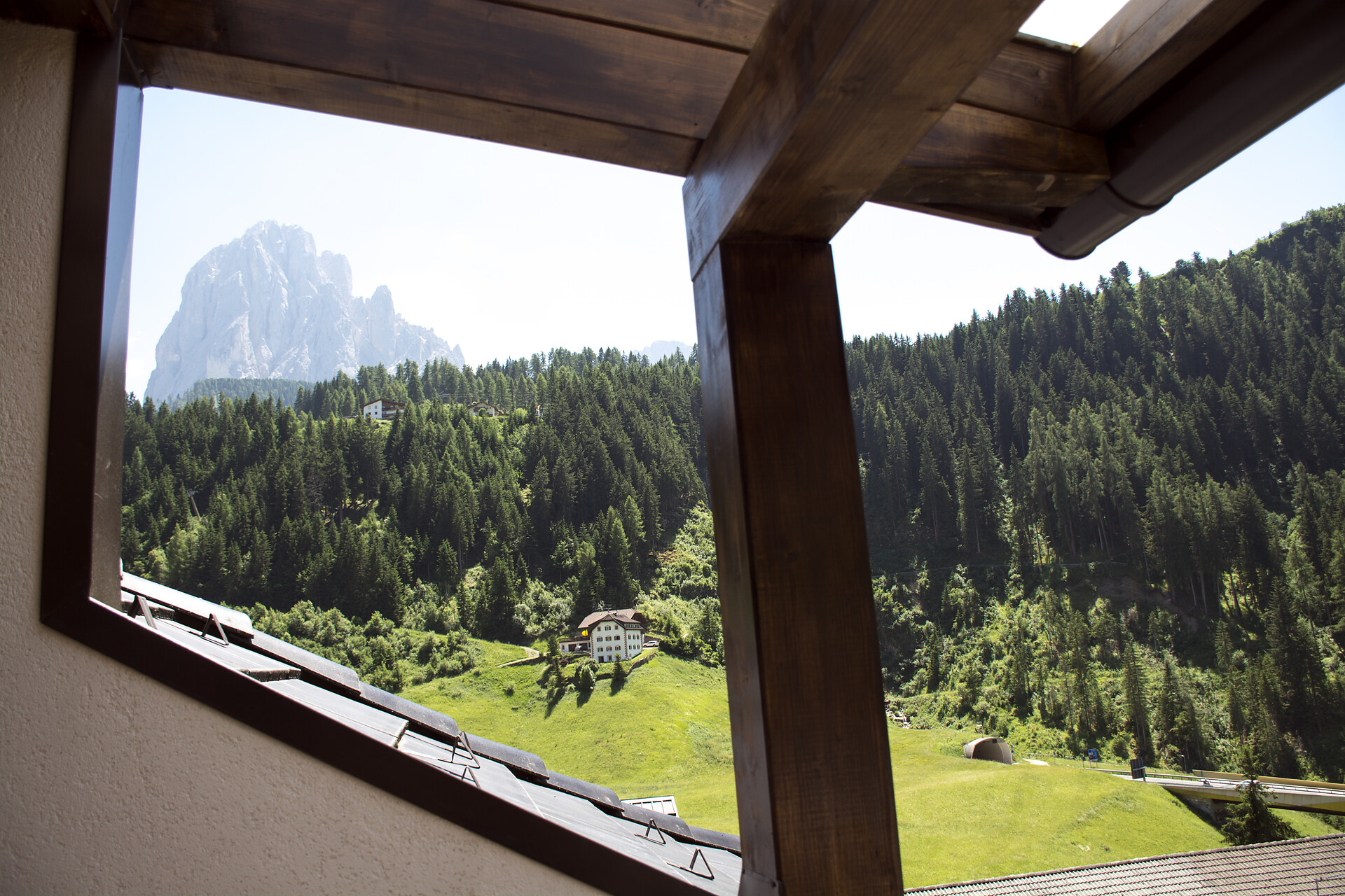 Vom Balkon der Wohnung Sella