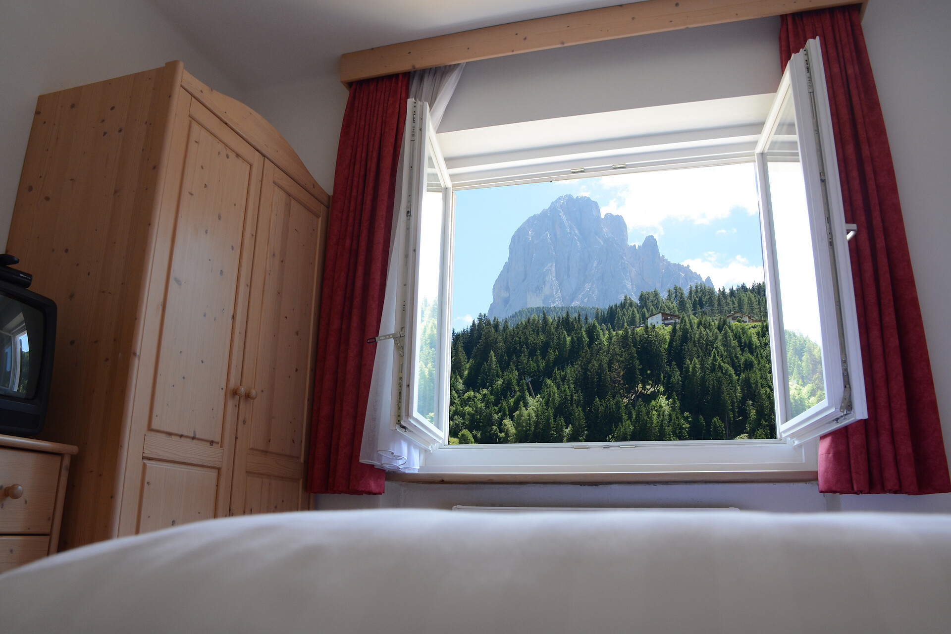 Aussicht auf den Langkofel