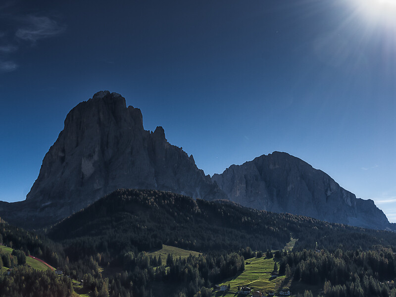 Vista dall´appartamento sul Sasso Lungo
