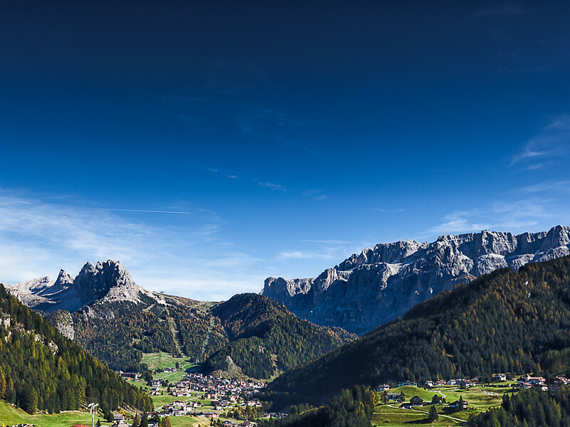 Vista dall´appartamento sul paese di Selva