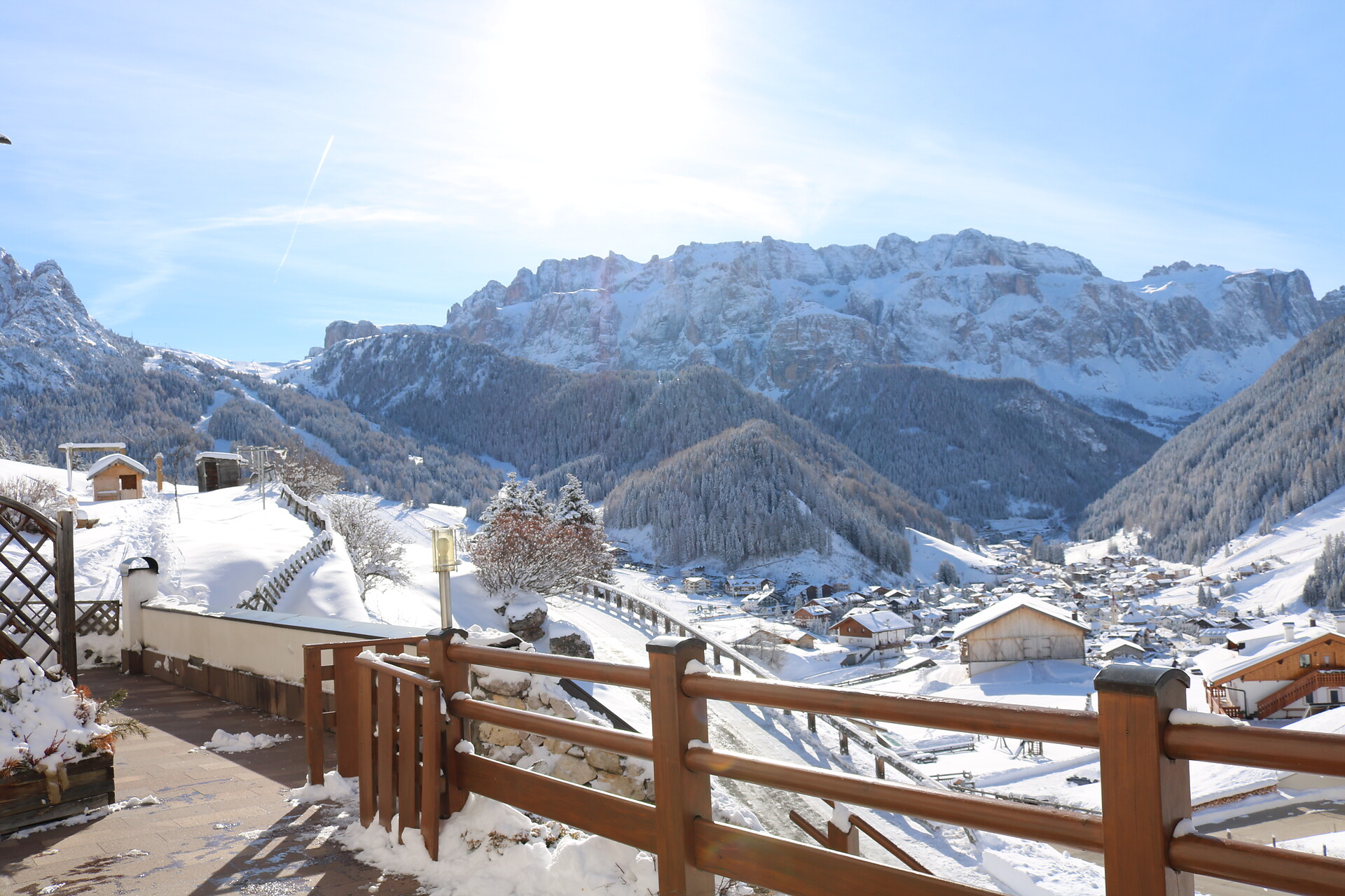 Vista panoramica dal terrazzo