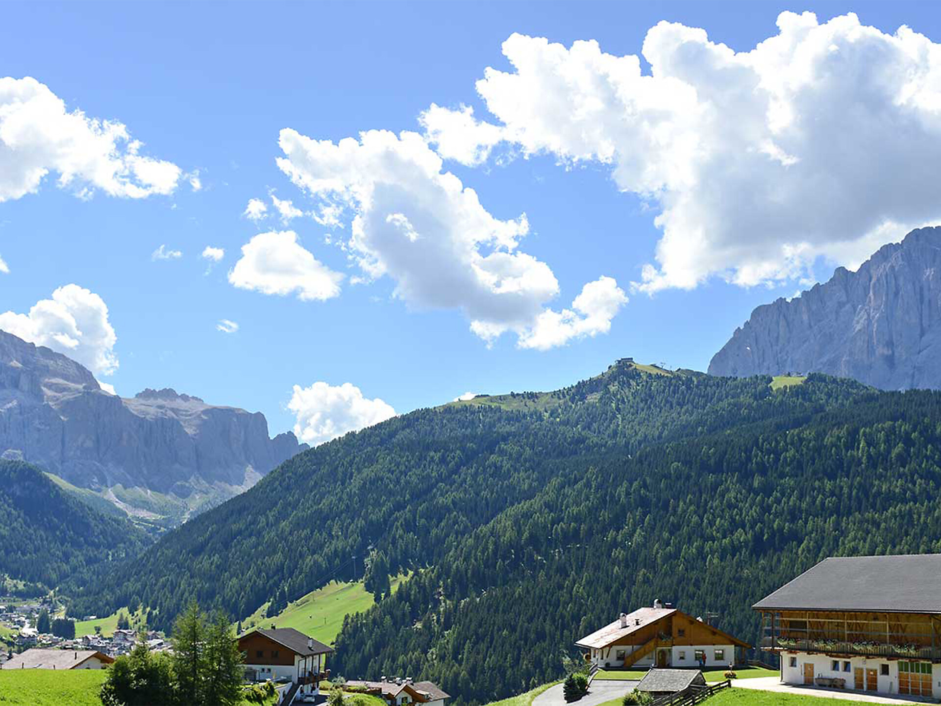 Tutti i balconi con vista sulle Dolomiti