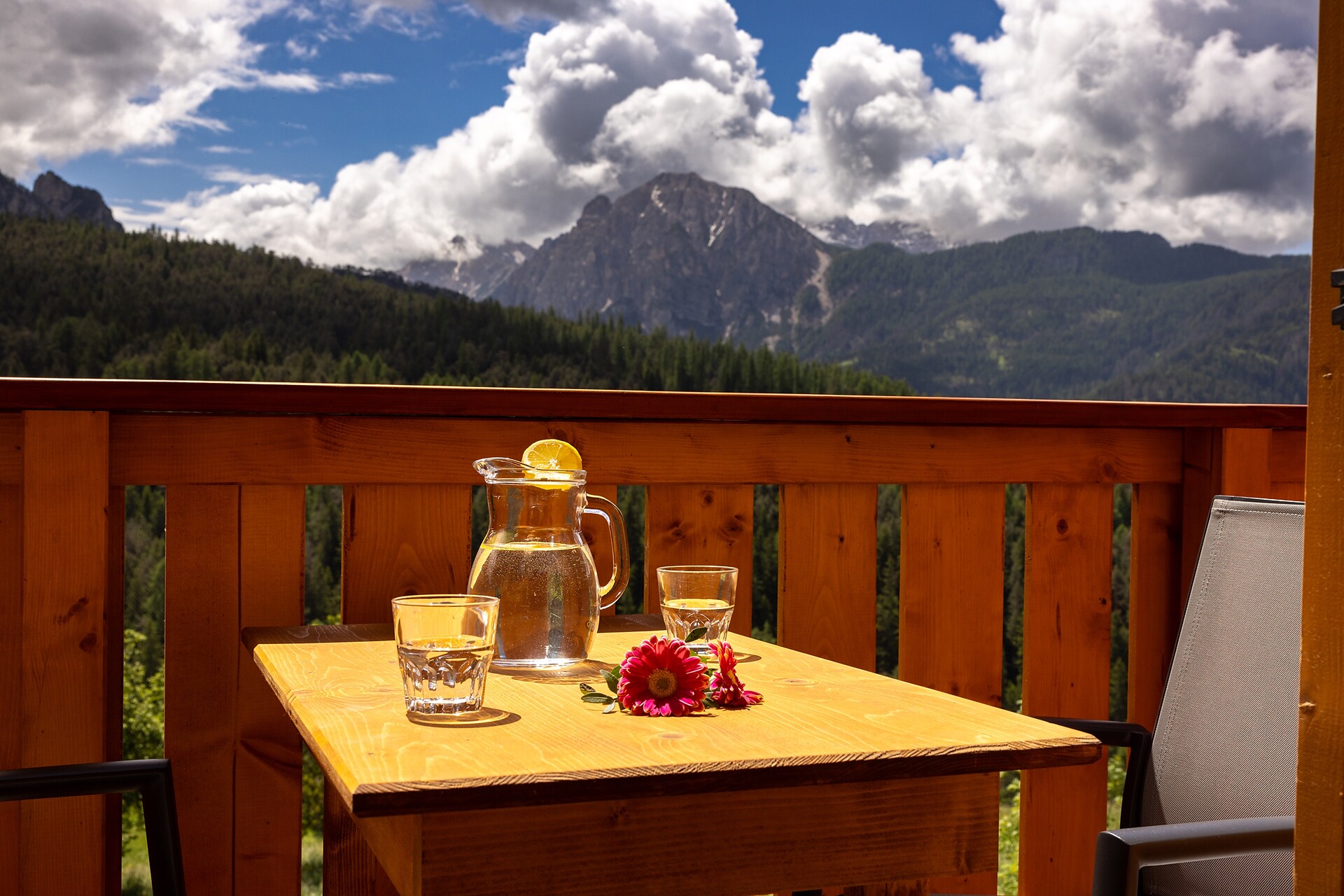 Balcony apartment Fanes