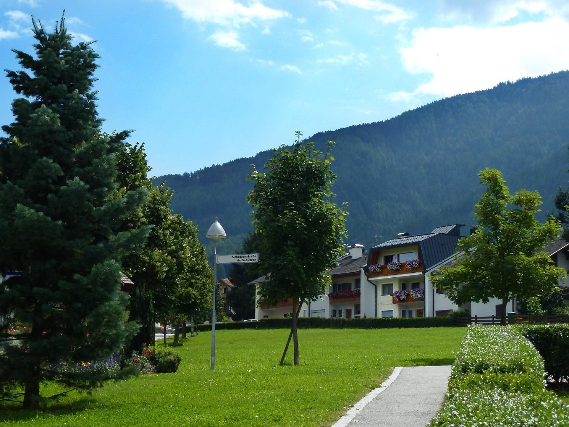 Haus im Sommer