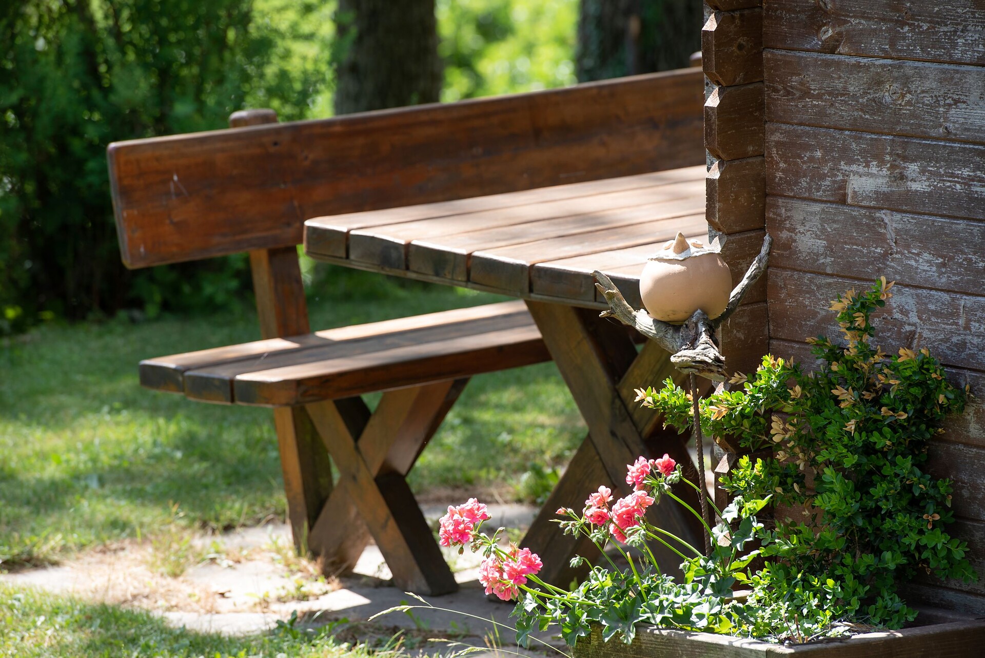 Sitzplatz mitten in der Natur