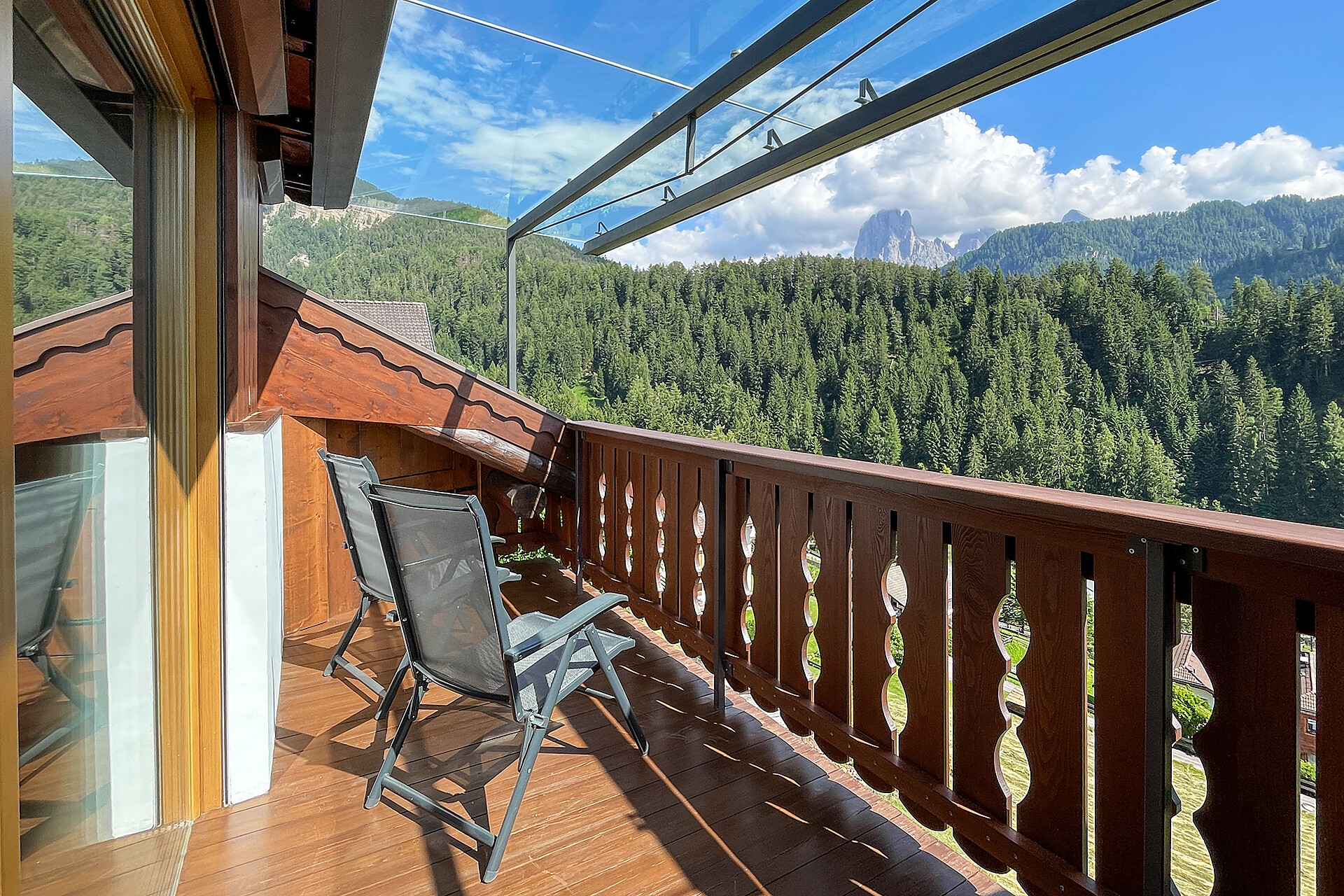 Vista dal balcone
