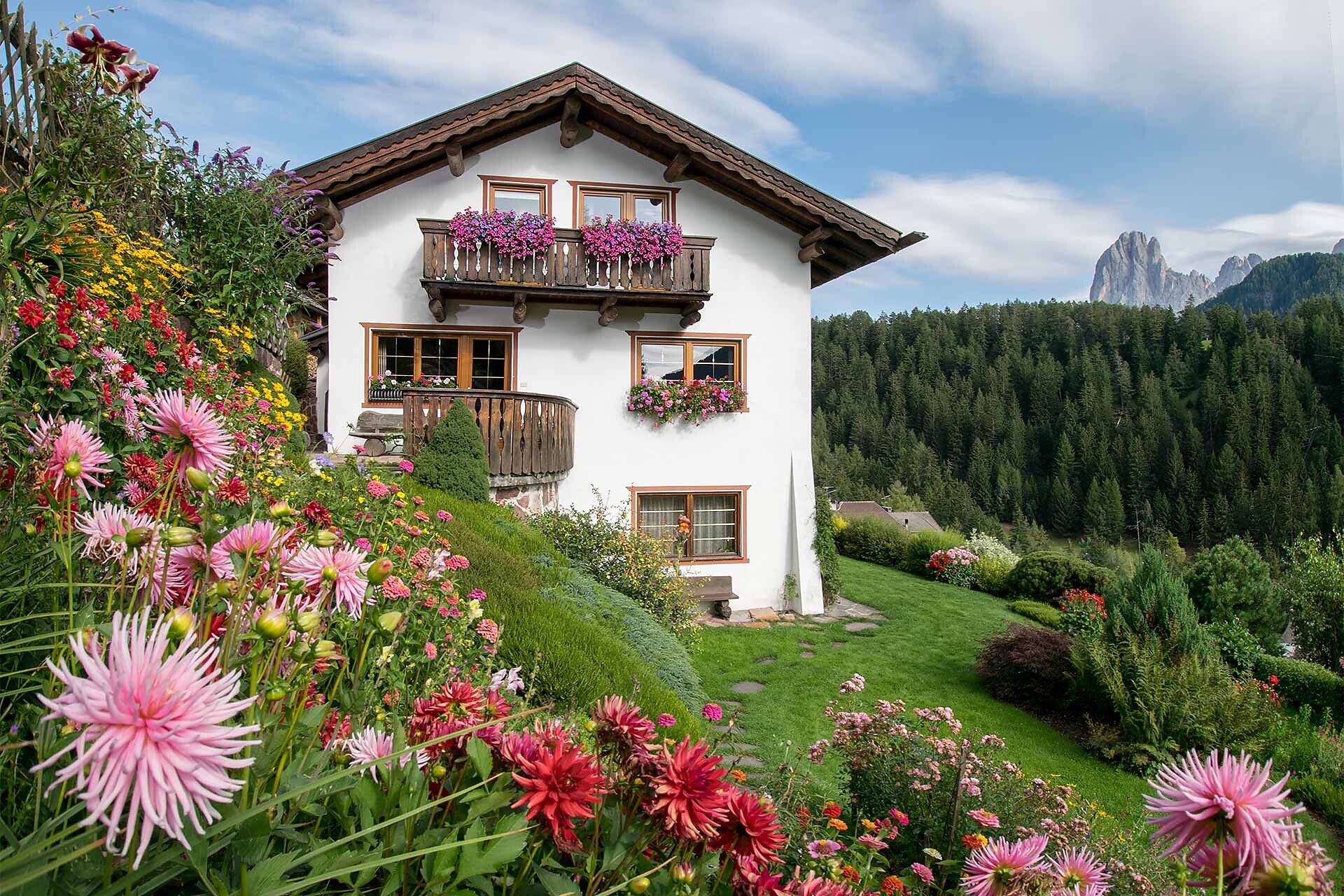 Casa con giardino