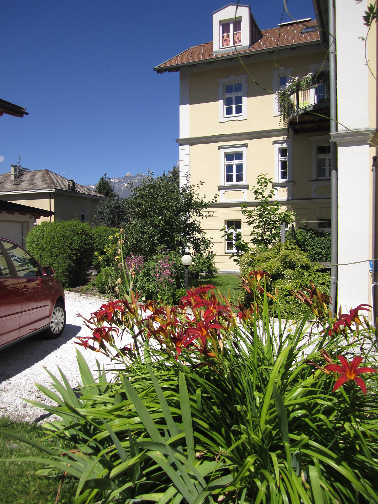 Unser kleiner Parkplatz