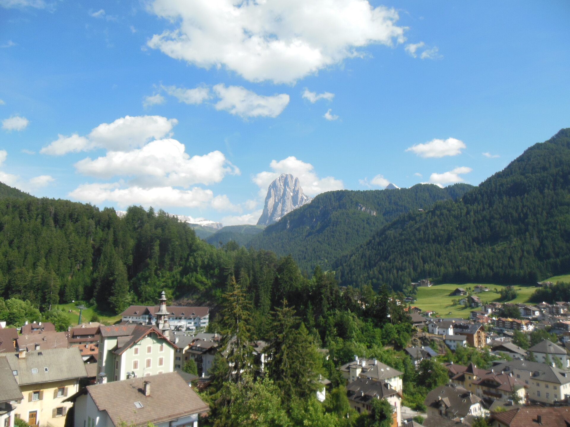 Blick zum Langkofel