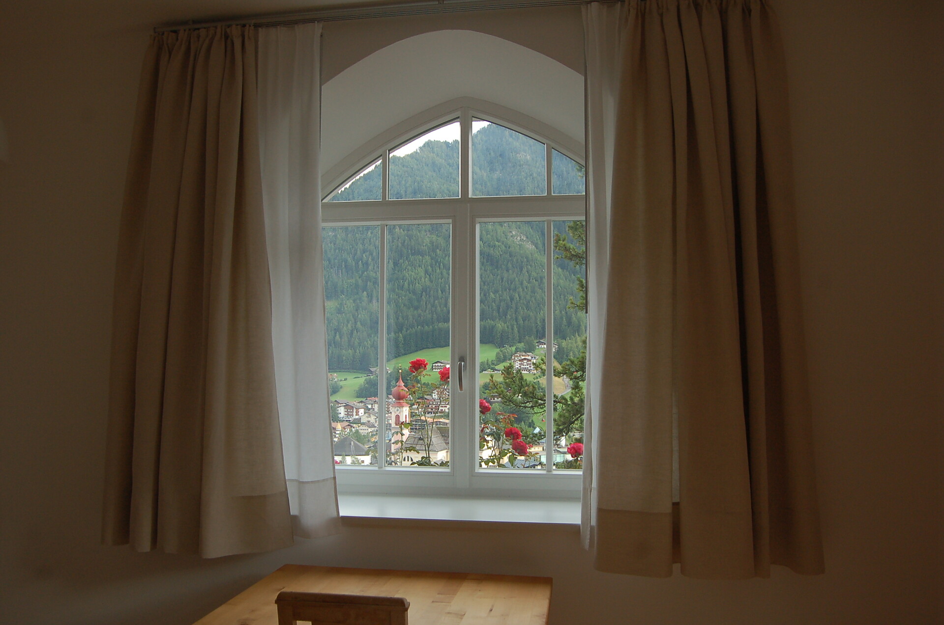 Blick aus dem Fenster