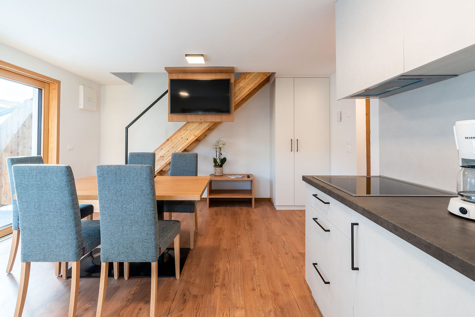 Kitchen / living room Appartements Dolomiten