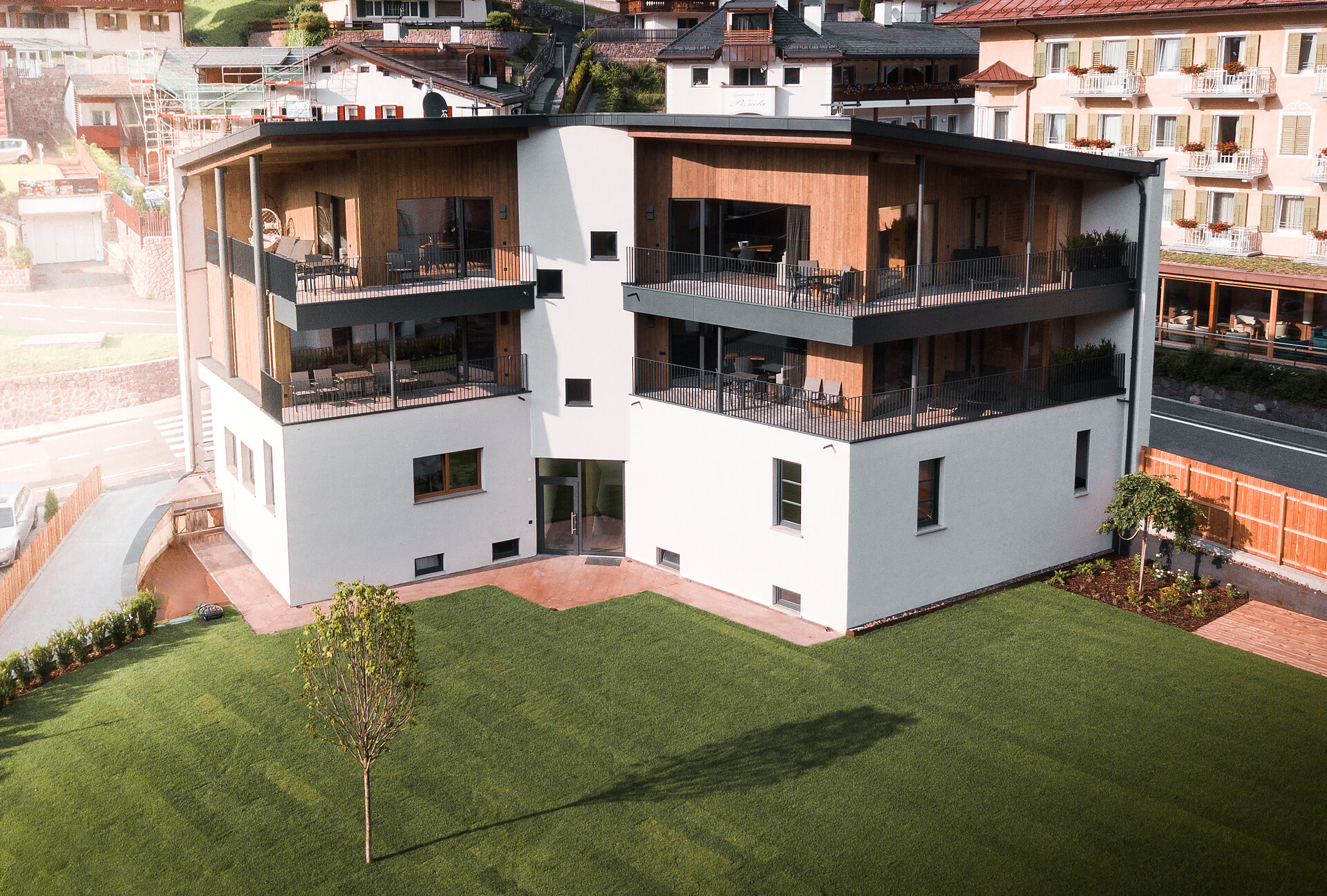 Chalet con vista esterna