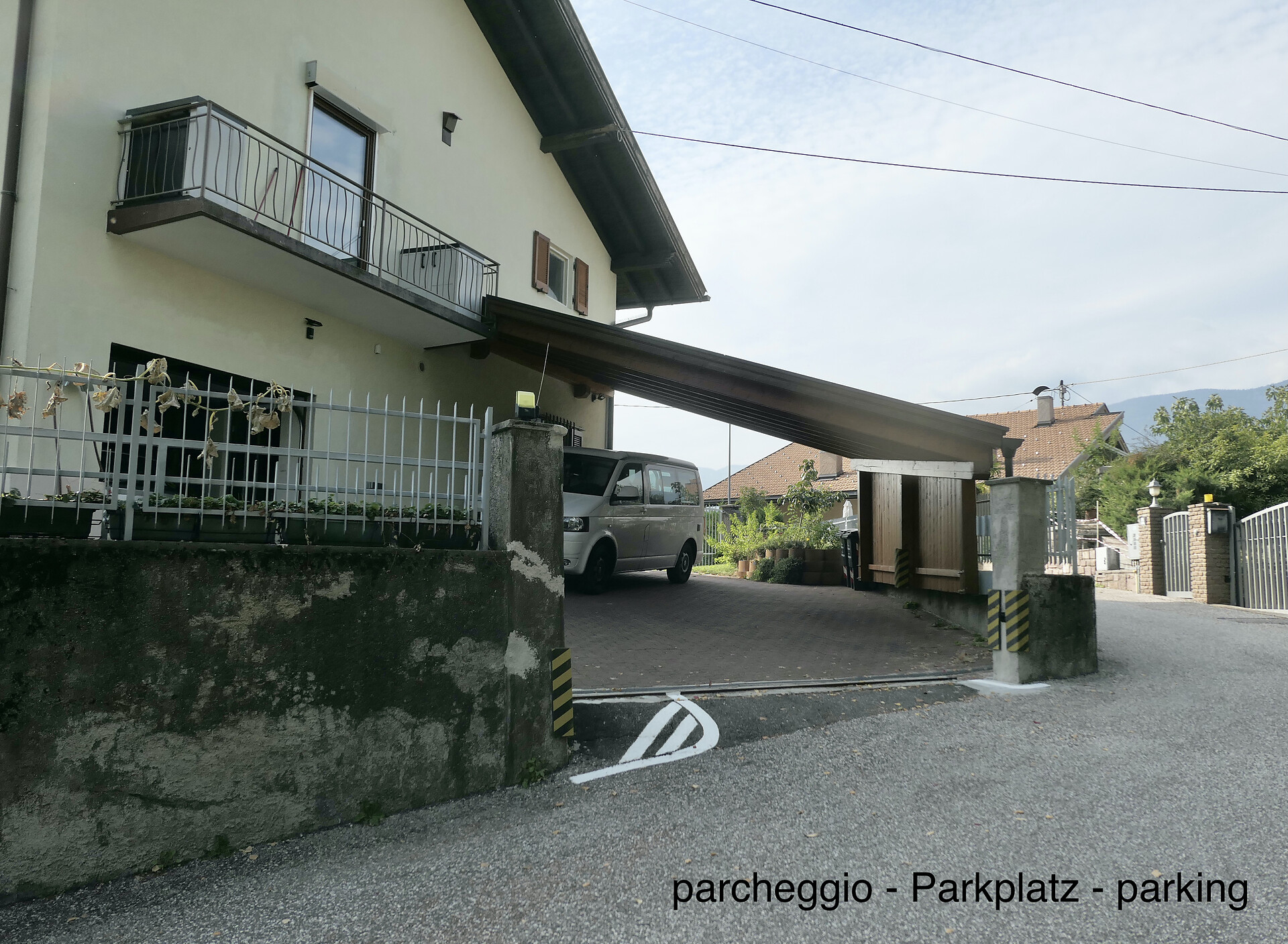 Entrata parcheggio