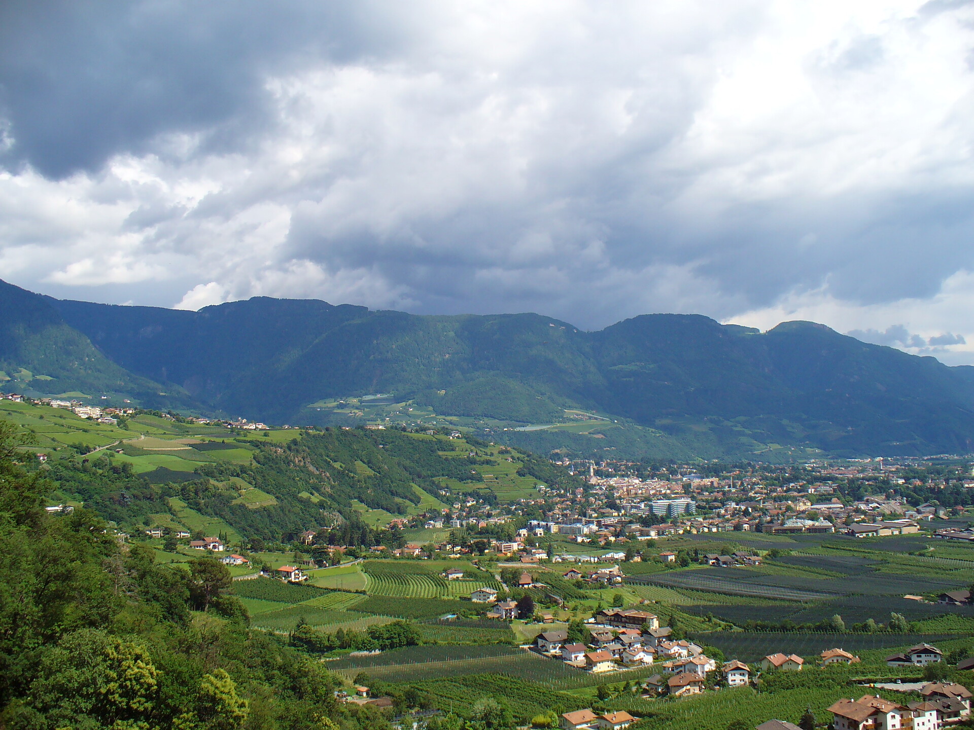 view from Algund to Meran