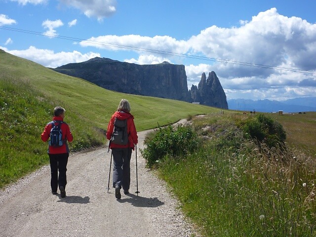 Wandern auf der Seiser Alm