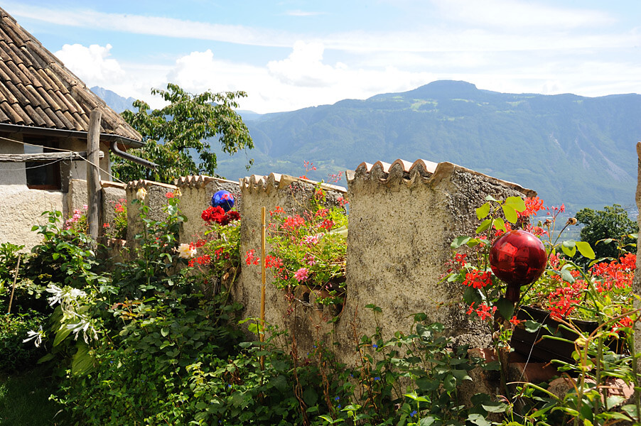 the walls of the castle