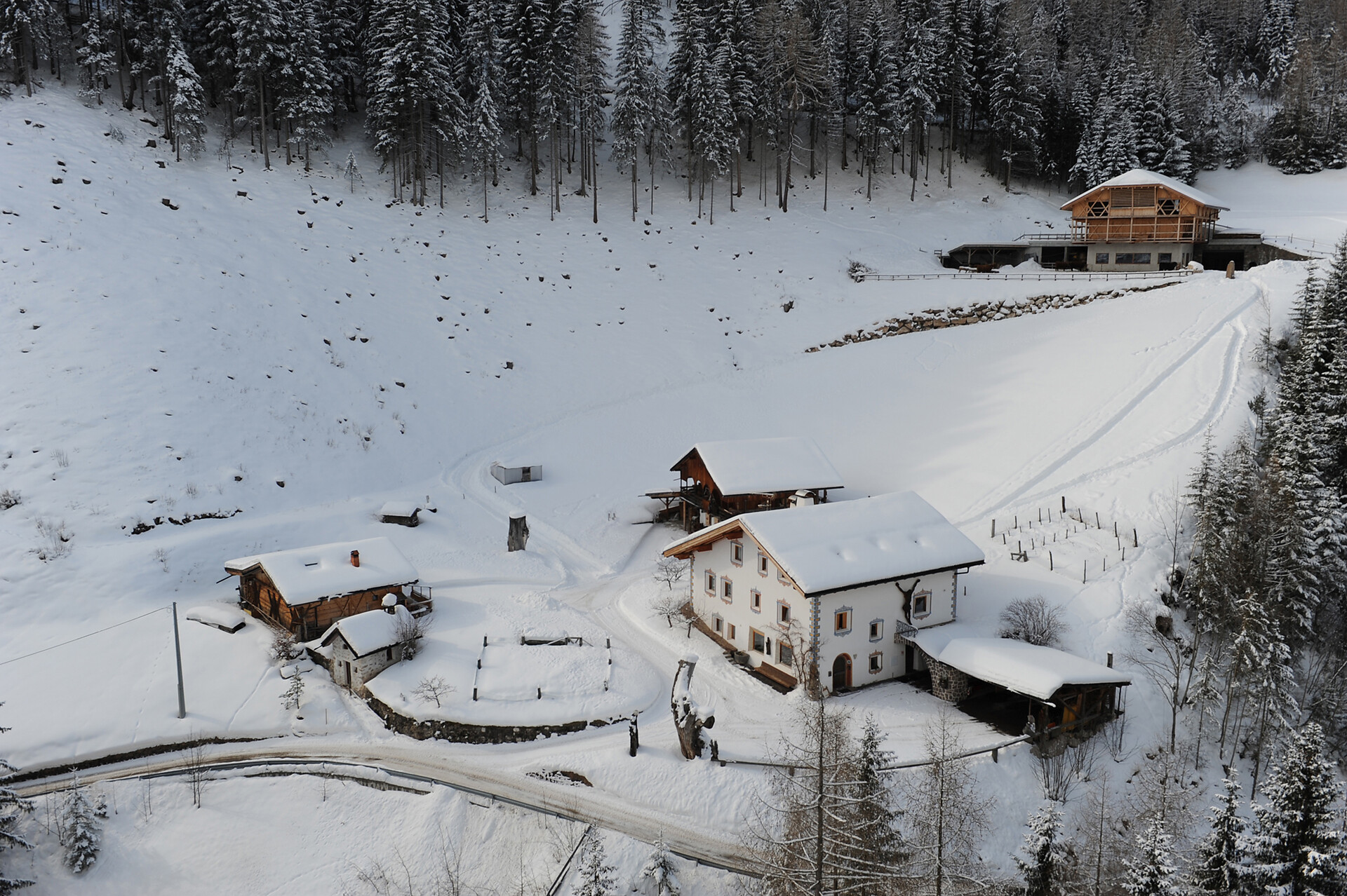 Luftaufnahme Winter