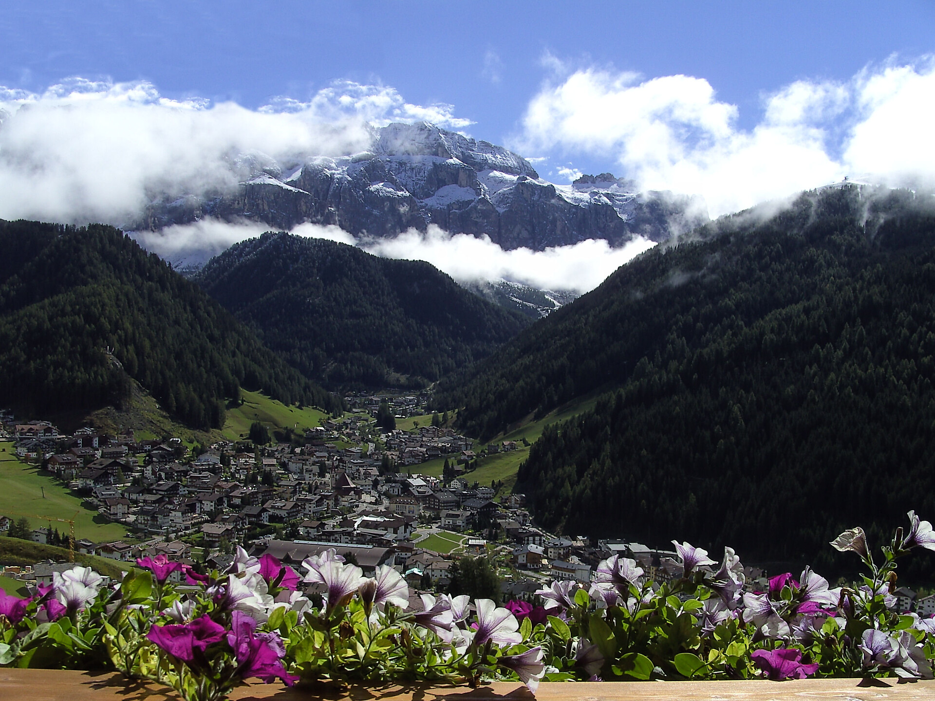 Ausblick vom Balkon