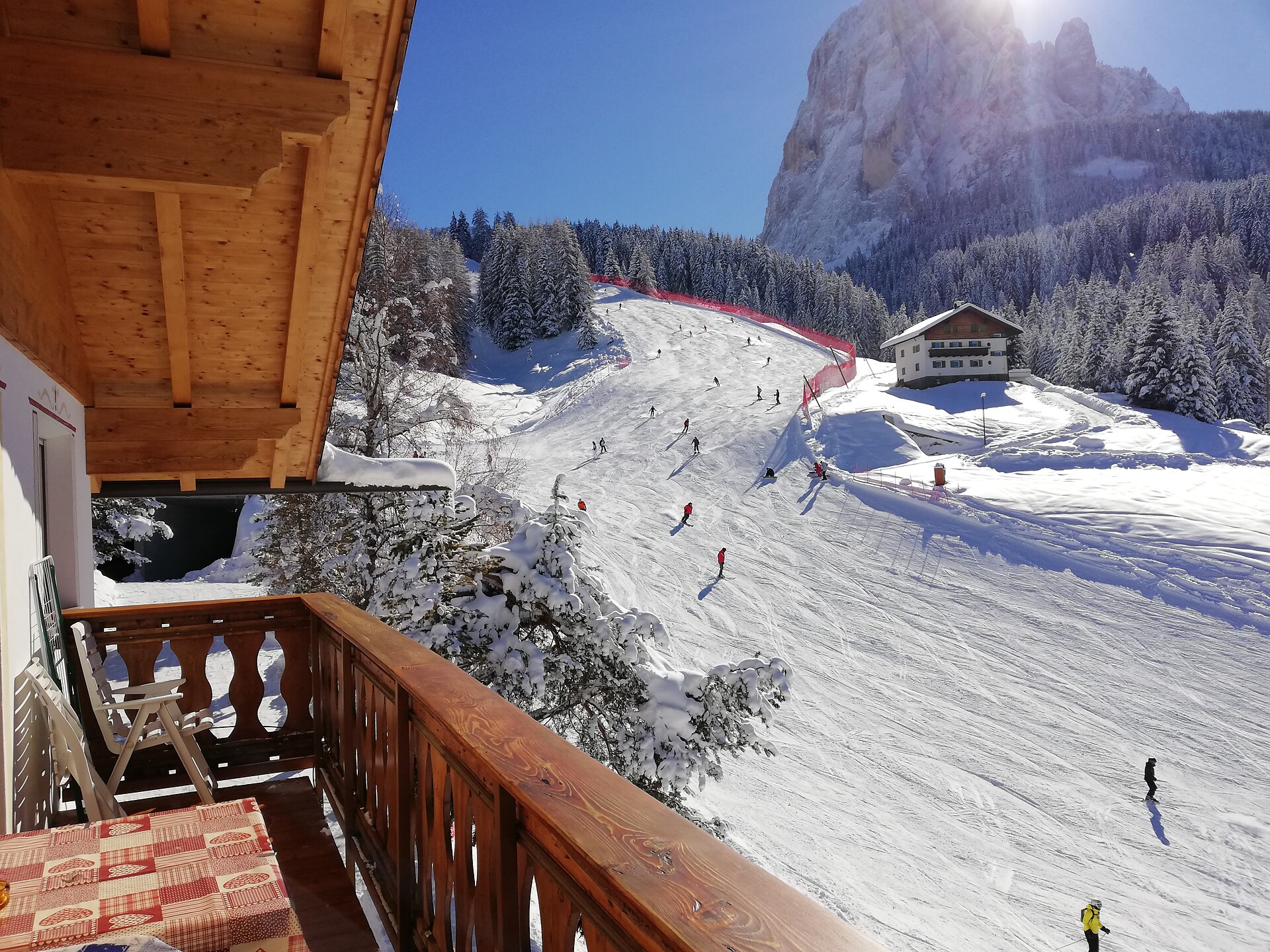 Aussicht zum Langkofel