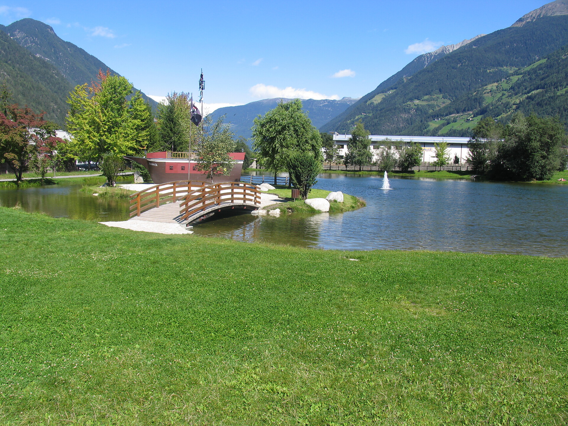 natural swimming pond of Gais