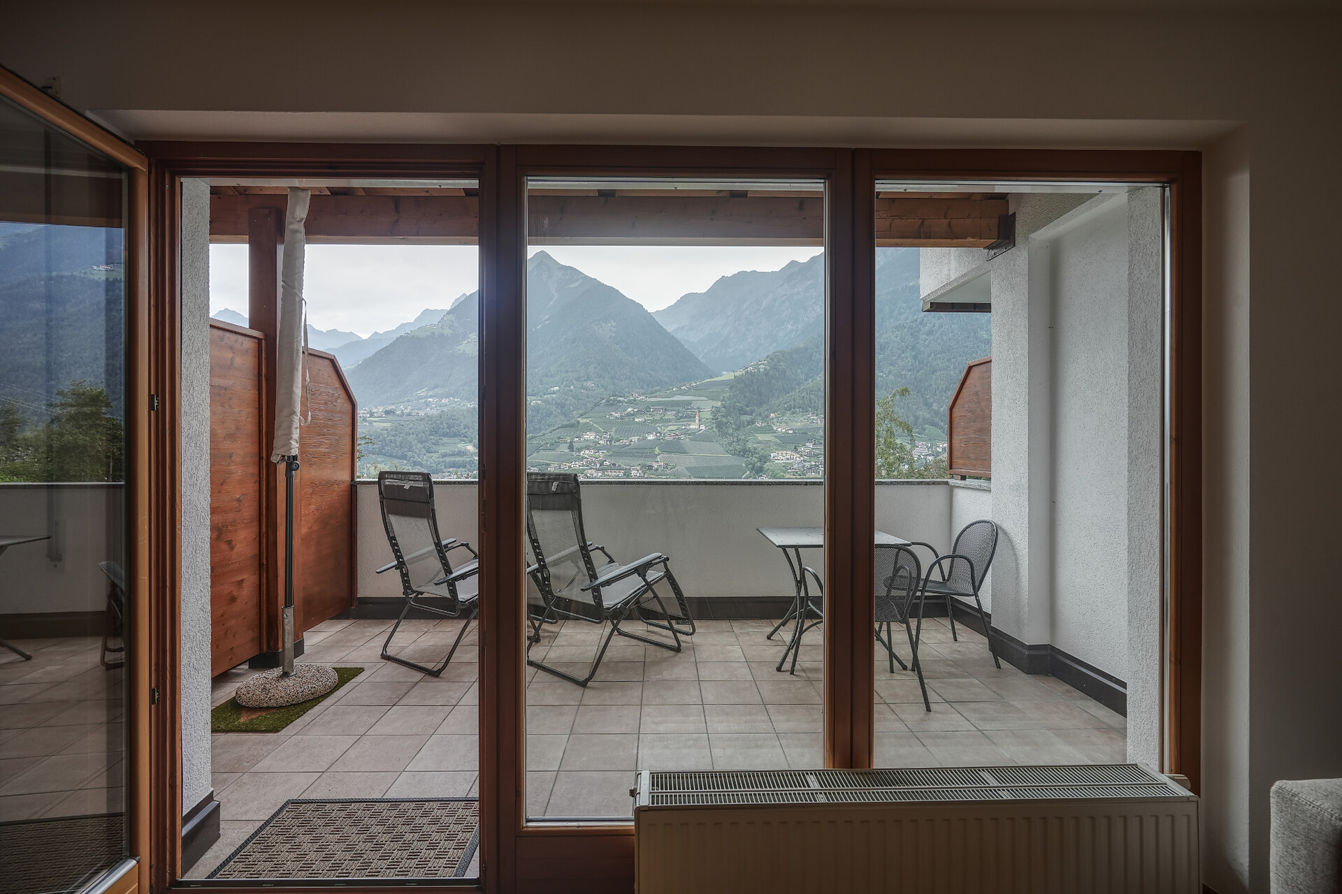 Blick aus der Wohnung