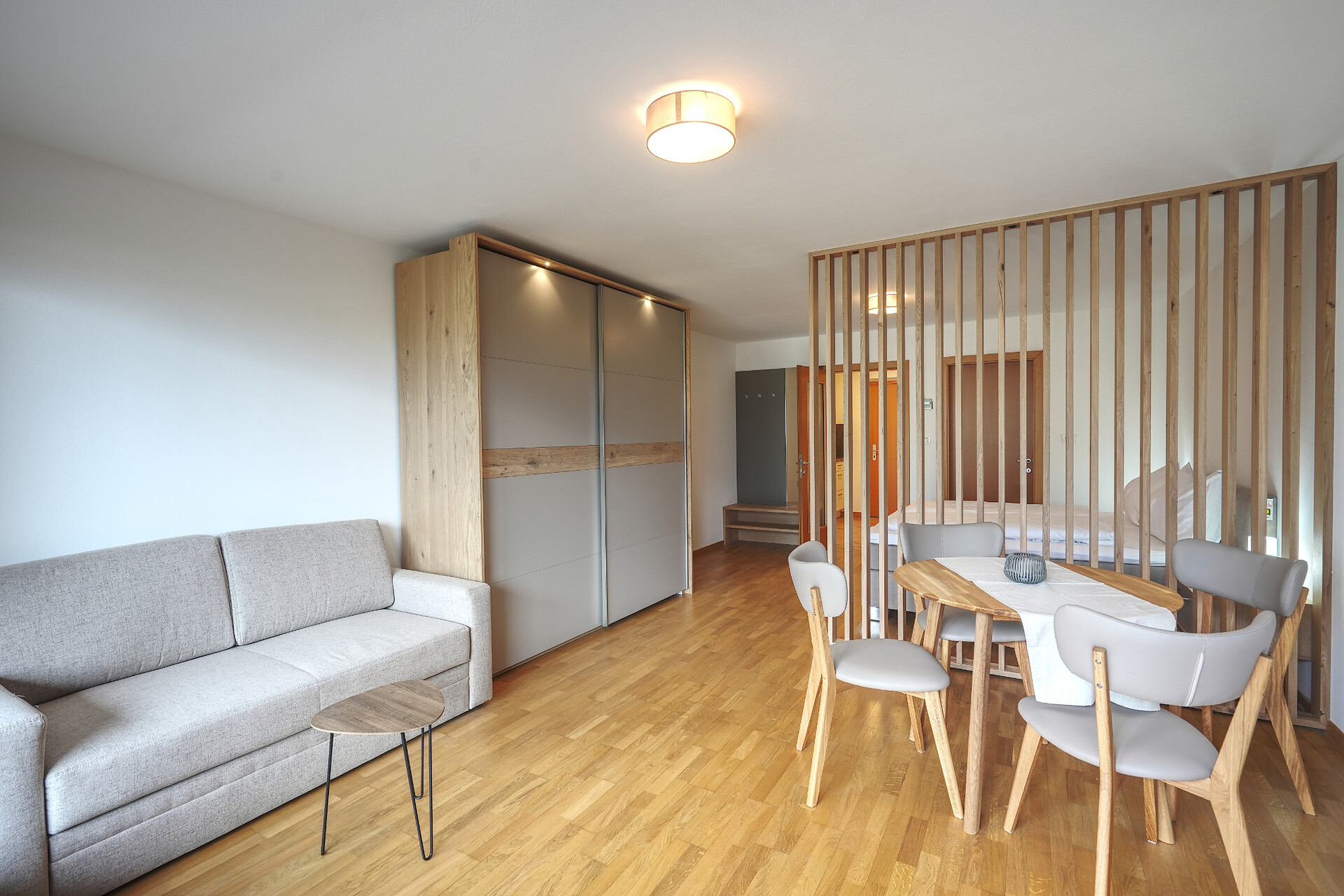 Blick in die Wohnung