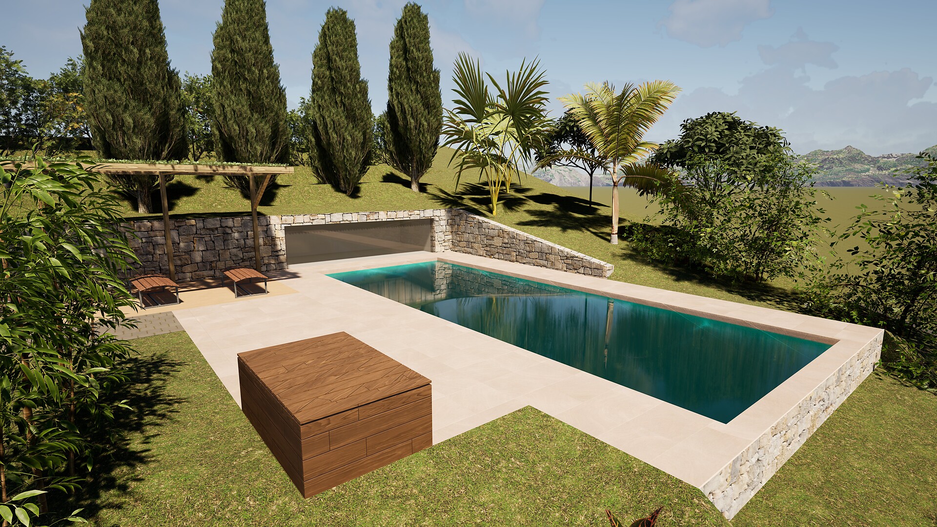 Nuova piscina esterna