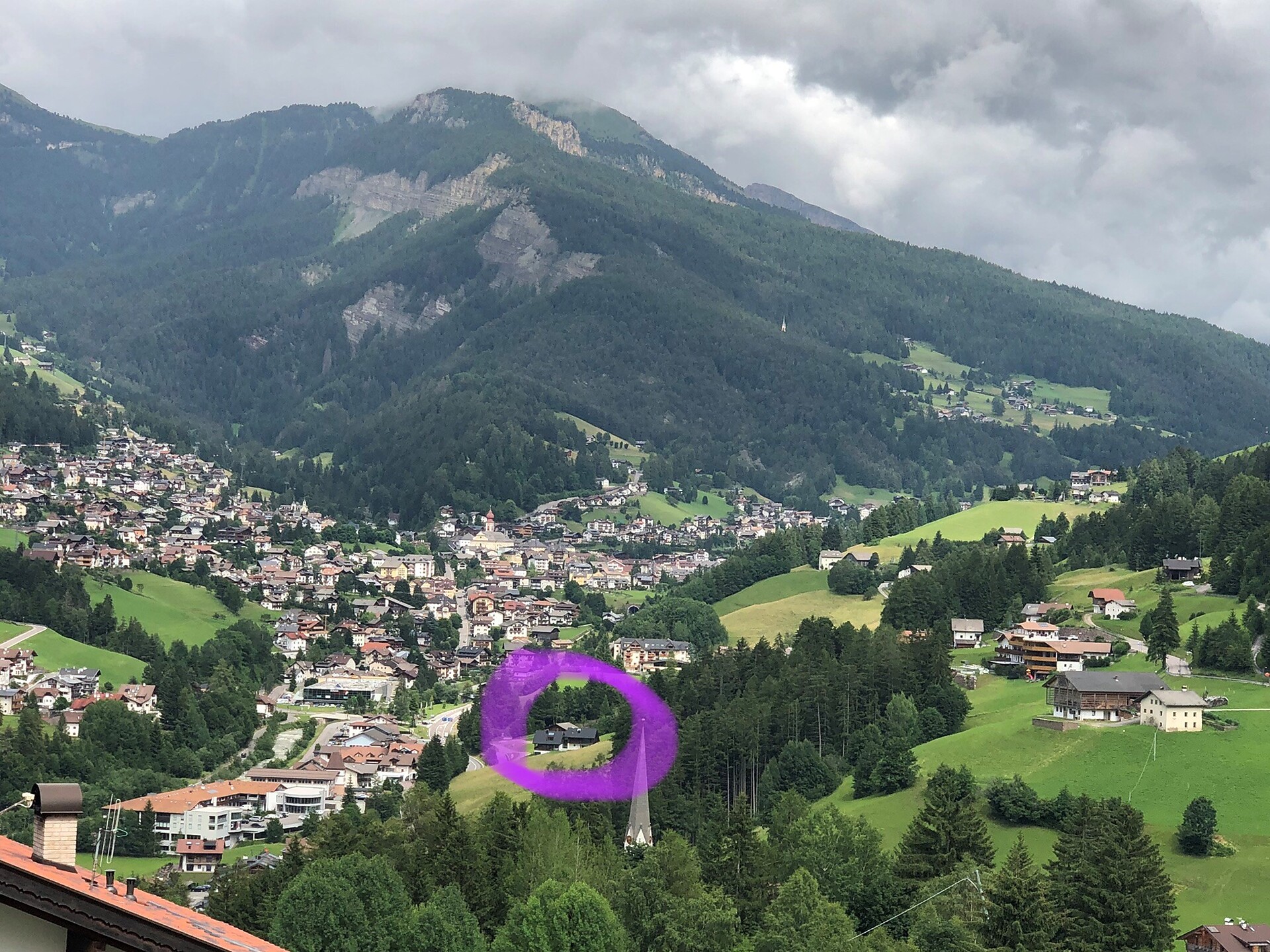 Pedescin and Ortisei
