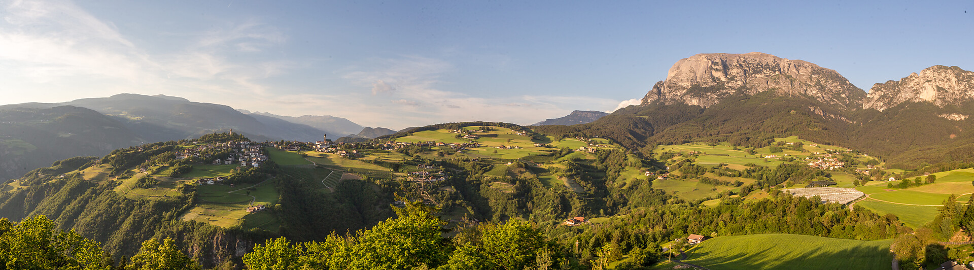 Panorama Fié allo Sciliar e Sciliar
